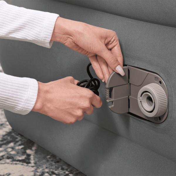 COLCHON DE AIRE QUEEN DE 18" BESTWAY CON BOMBA INCORPORADA Y CABECERA - Imagen 2