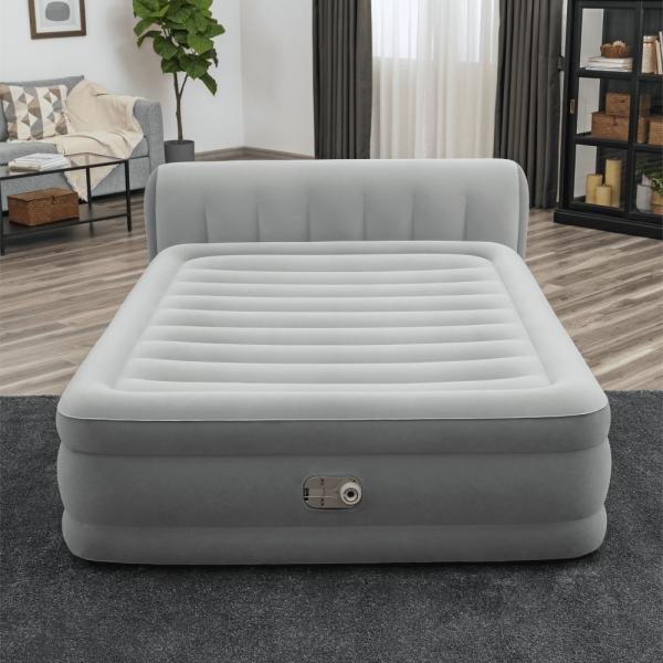COLCHON DE AIRE QUEEN DE 18" BESTWAY CON BOMBA INCORPORADA Y CABECERA - Imagen 5