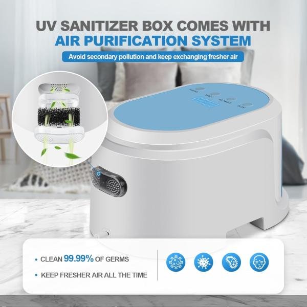 Caja desinfectante UV 2023, para limpiador CPAP y máquina desinfectante TURBCLEAN - Imagen 3