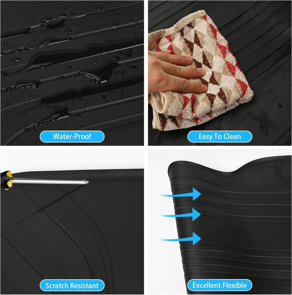 Alfombrillas de coche personalizadas para BMW Serie 2 Gran Coupe F44 2020-2024 2020-2024, alfombrillas de goma negra, protección para todo tipo de clima, resistentes, sin olor - Imagen 5