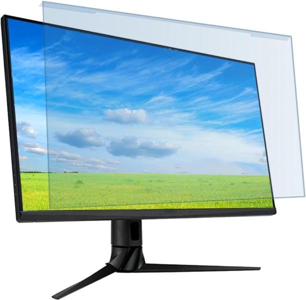 Protector de pantalla de luz azul colgante de 20, 21.5, 22 pulgadas para pantalla de computadora, bloqueador de luz azul, cubierta de pantalla de computadora antirreflejos