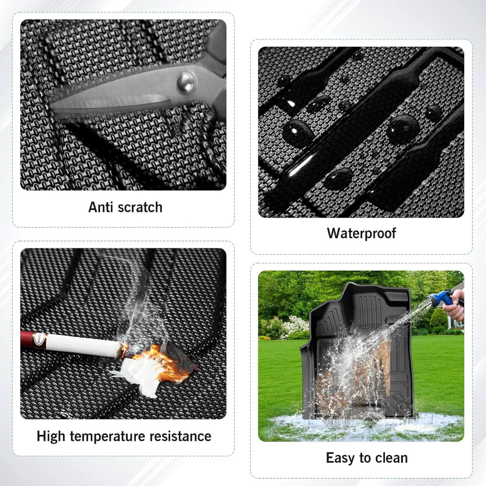 Alfombrilla de suelo y revestimiento de carga Cacartist, personalizada, para Honda Passport 2019 2020 2021 2022 2023 2024 2025, accesorios para Passport, TPE 3D, para todo tipo de clima, resistente y - Imagen 3
