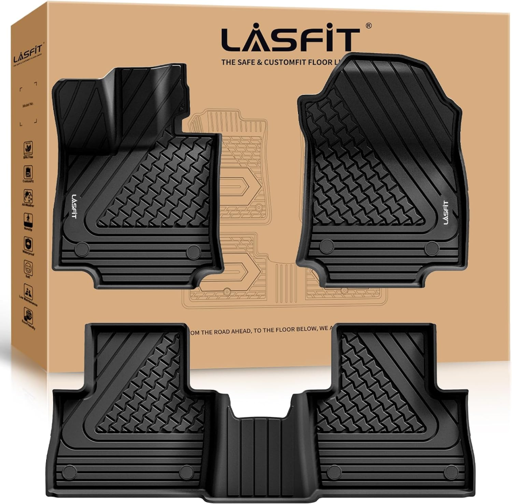 Alfombrillas de suelo aptas para Lexus 2025 2024 2023 2022 NX /NX250 /NX350 /NX 350 F Sport, para todo tipo de clima, TPE personalizados, accesorios para filas delanteras y traseras