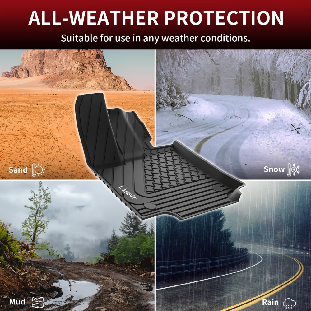 Alfombrillas de suelo aptas para Lexus 2025 2024 2023 2022 NX /NX250 /NX350 /NX 350 F Sport, para todo tipo de clima, TPE personalizados, accesorios para filas delanteras y traseras - Imagen 3