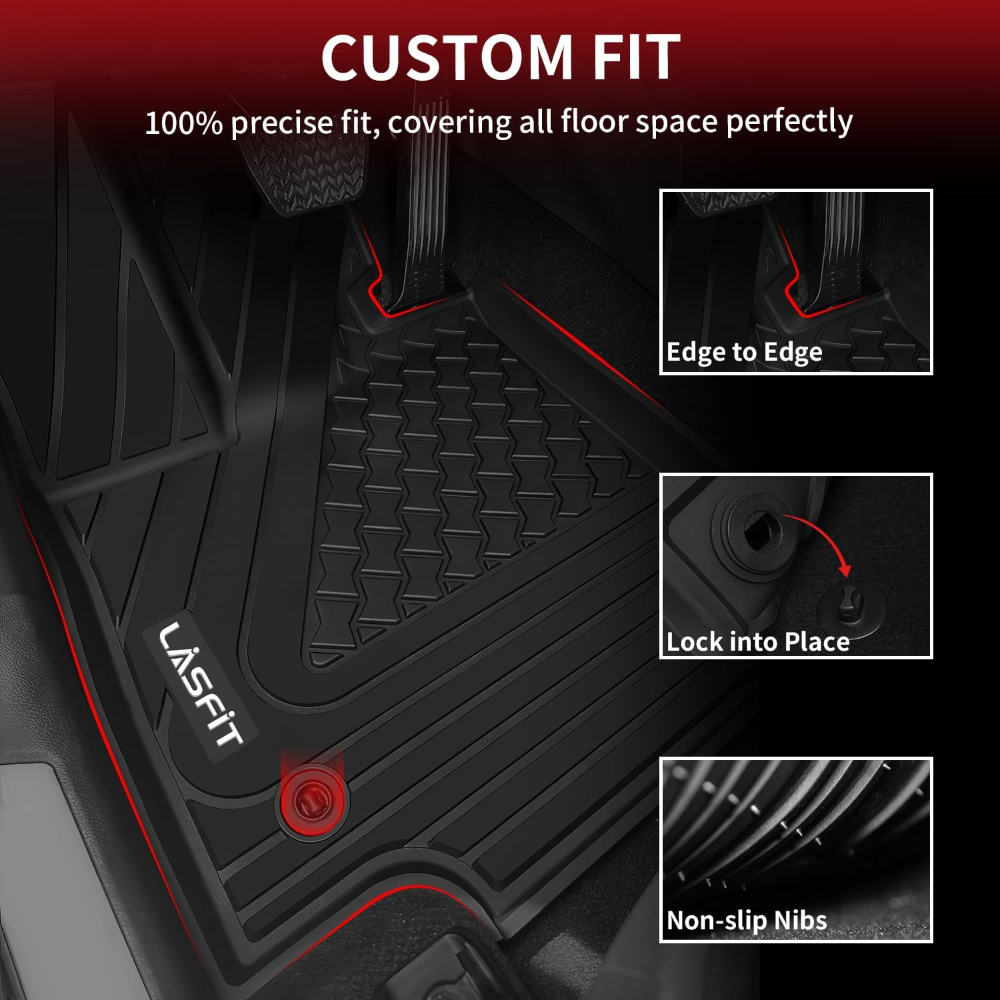 Alfombrillas de suelo aptas para Lexus 2025 2024 2023 2022 NX /NX250 /NX350 /NX 350 F Sport, para todo tipo de clima, TPE personalizados, accesorios para filas delanteras y traseras - Imagen 4