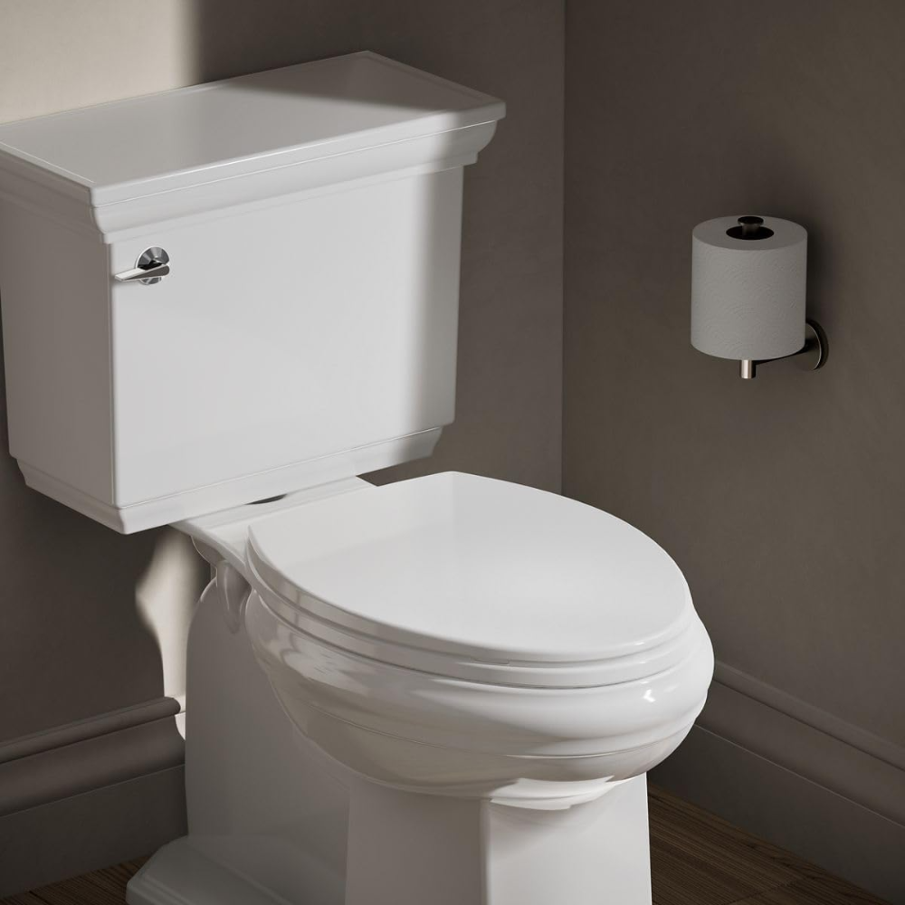 Asiento elongado para inodoro Kohler Brevia con ventaja Q2 ventaja, en color blanco - Imagen 5