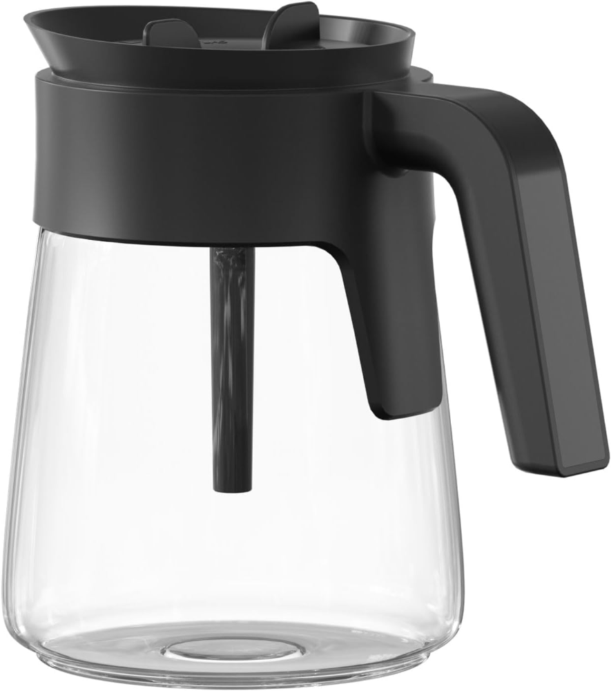 Repuesto para cafetera Ninja, jarra de vidrio de 12 tazas, mango ergonómico, tapa antigoteo, compatible con modelos Ninja de filtro, apta para lavavajillas.