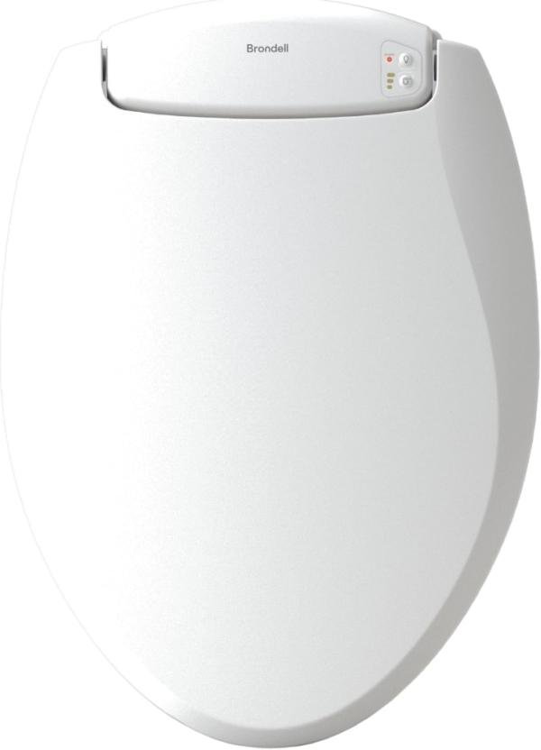 Brondell L60-RW LumaWarm - Asiento de inodoro redondo con luz nocturna con calefacción, color blanco - Imagen 2