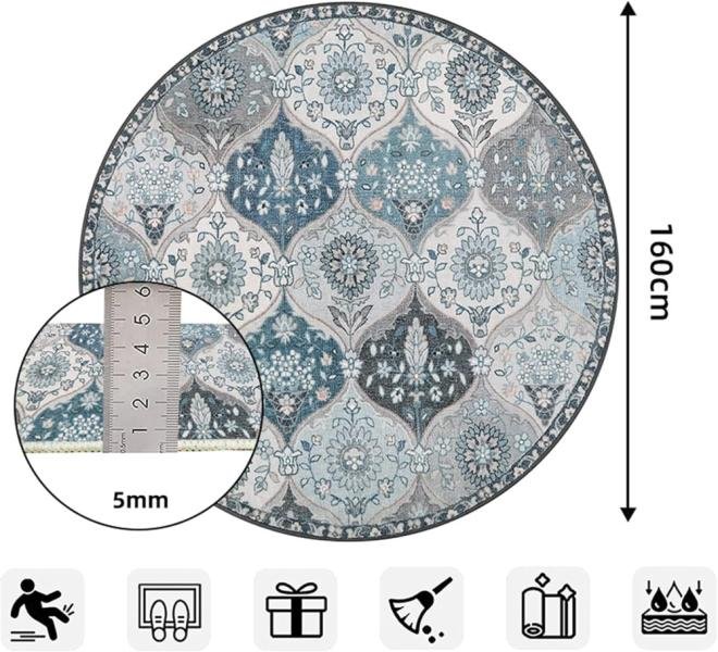 Tapete para silla de oficina para suelo de madera dura, tapete para silla de juegos de computadora, alfombra de pelo bajo, tapete protector de madera/azulejos para oficina y hogar - Imagen 2