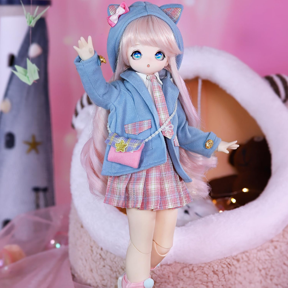 ICY Fortune Days BJD 1/4 Yan Ye, muñeca articulada 16", estilo anime, incluye peluca, ojos 3D, ropa y zapatos. - Imagen 3