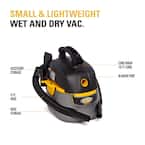 Stinger HD2025C Aspiradora húmedo/seco, 2.5 gal, 1.75 HP pico, tanque plástico resistente, incluye manguera 1-1/4", boquillas, varillas, bolsa filtro, función soplador.. - Imagen 6