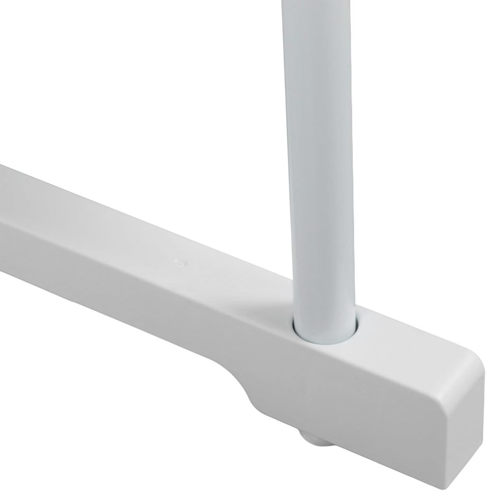 Shanrya Estante de tensión para armario, ampliable, estructura estable, resistente, fácil instalación, almacenamiento ajustable, organizador práctico para ropa y accesorios. - Imagen 2