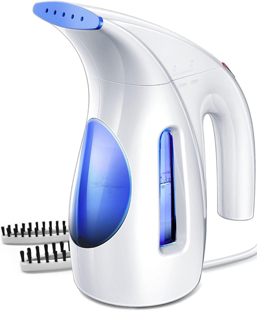 HiLIFE Vaporizador para ropa, portátil de mano, gran capacidad de 8.1 fl oz, 700 W, elimina las arrugas, para el hogar, la oficina y los viajes (solo para 120 V)