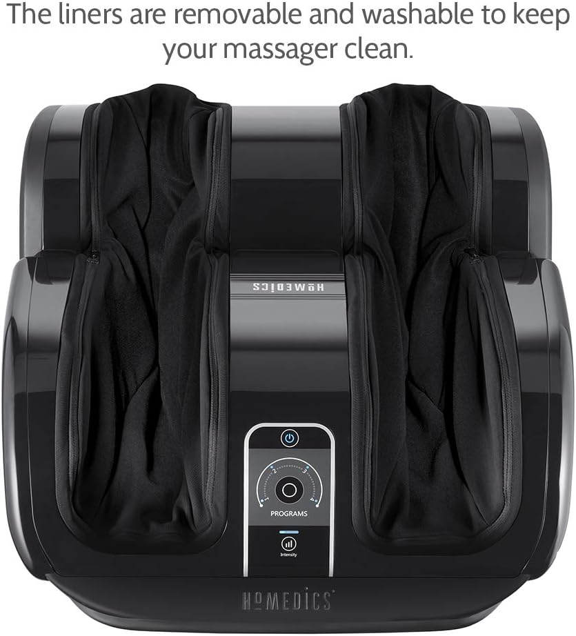 Masajeador Homedics Therapist Select: rodillos, 4 programas, 3 intensidades, inclinación ajustable y fundas lavables para máxima comodidad. - Imagen 3