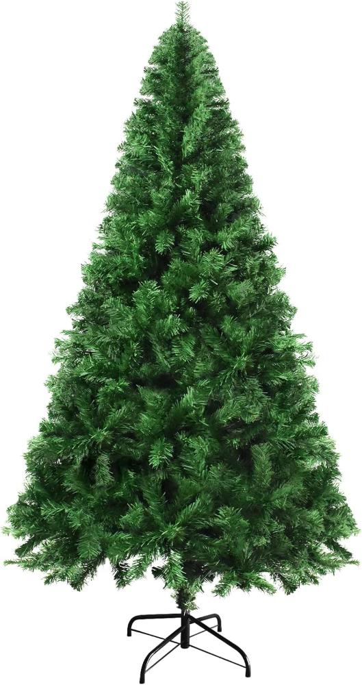 Mupera Árbol de Navidad artificial de 4 pies, 300 puntas de rama, pino de Navidad de PVC para cumpleaños, graduación, festival de víspera, decoración de fiesta de boda