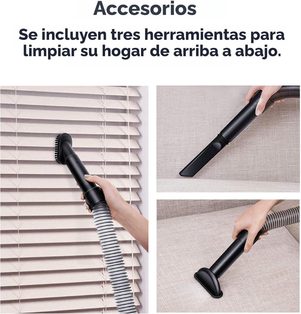 Aspiradora vertical ligera y potente para alfombras y suelos duros, turbo, fácil de usar y ofrece una potente limpieza profunda, Vaso para polvo extra grande, Ideal para dueños de mascotas*VALORADO* - Imagen 3