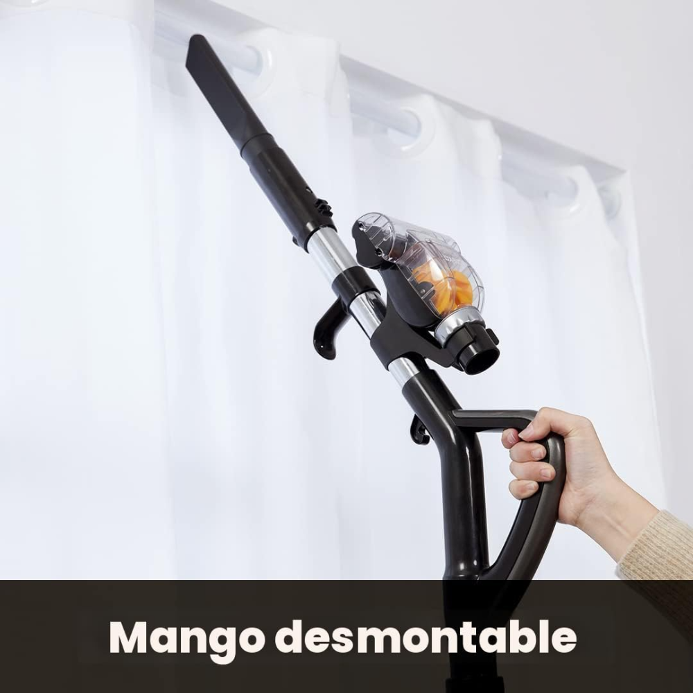 Aspiradora vertical ligera y potente para alfombras y suelos duros, turbo, fácil de usar y ofrece una potente limpieza profunda, Vaso para polvo extra grande, Ideal para dueños de mascotas*VALORADO* - Imagen 5