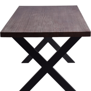 Patas de mesa de metal Lisuden de 71 cm para muebles de bricolaje, patas para mesa de oficina y escritorio de computadora (71 cm de alto x 76 cm de ancho), 2 unidades
