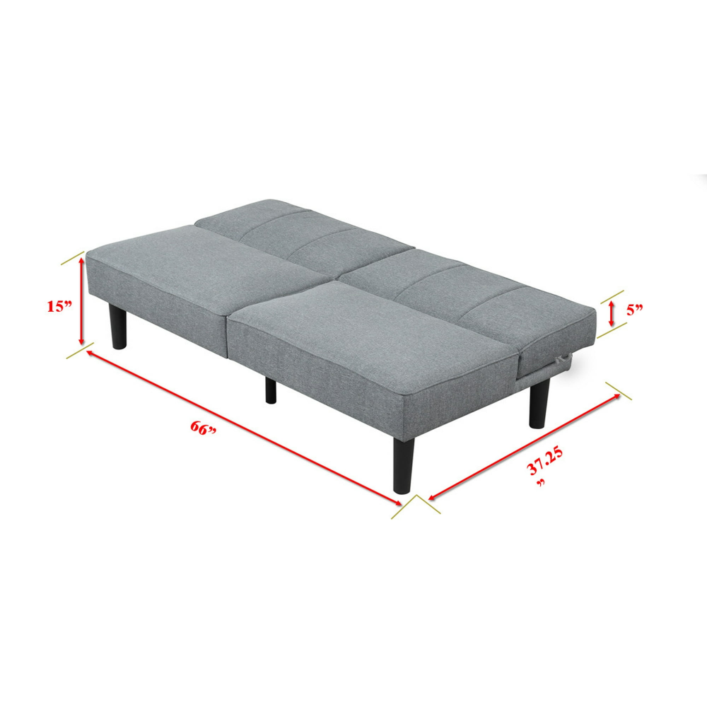 SOFA CAMA/ FUTON MAINSTAYS STUDIO TAPICERIA DE LINO - Imagen 5