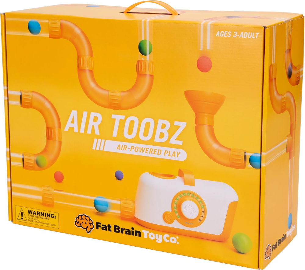 Fat Brain Toys Air Toobz, juguetes de construcción STEM impulsados por aire para niños y adolescentes, juguetes de construcción para niños, juguetes STEM para niños de más de 3 años - Imagen 5