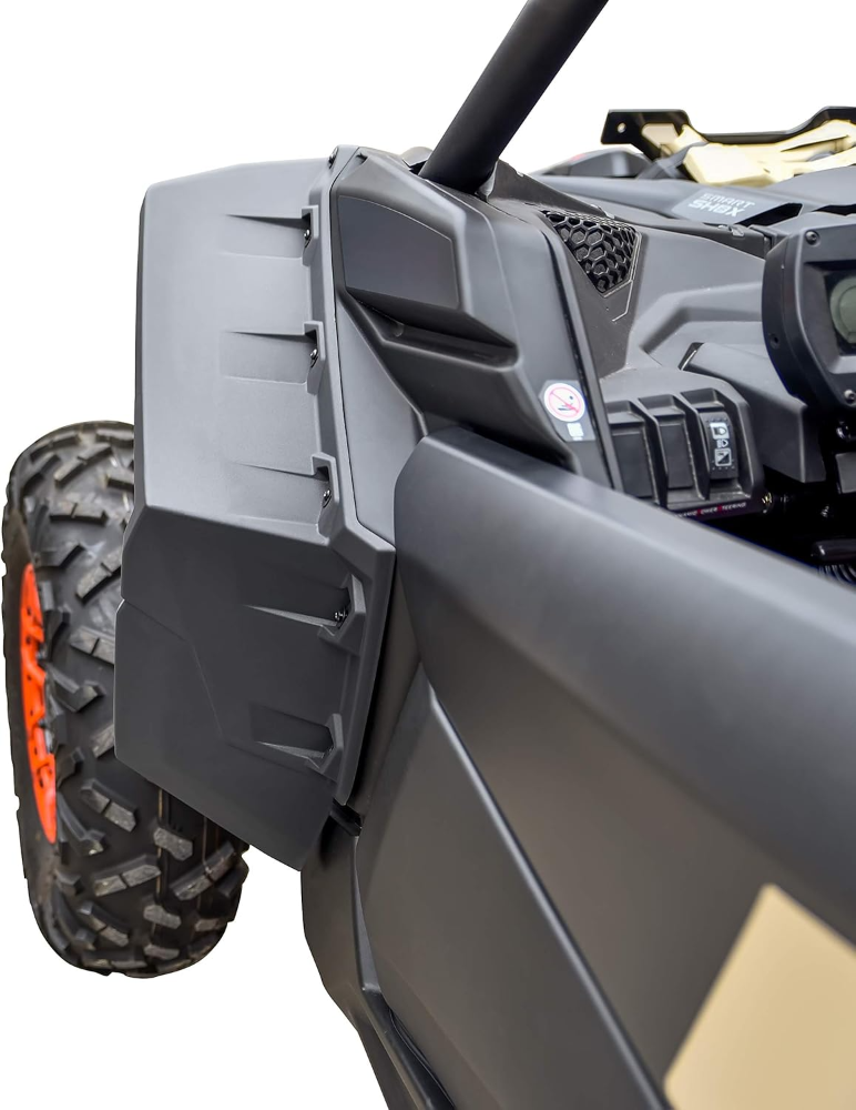 SAUTVS Kit de guardabarros amplios extendidos para Can-Am X3, aletas de barro delanteras XXL, extensión para Can Am Maverick X3 MAX todos los modelos accesorios 2017-2025 (2 unidades) - Imagen 2