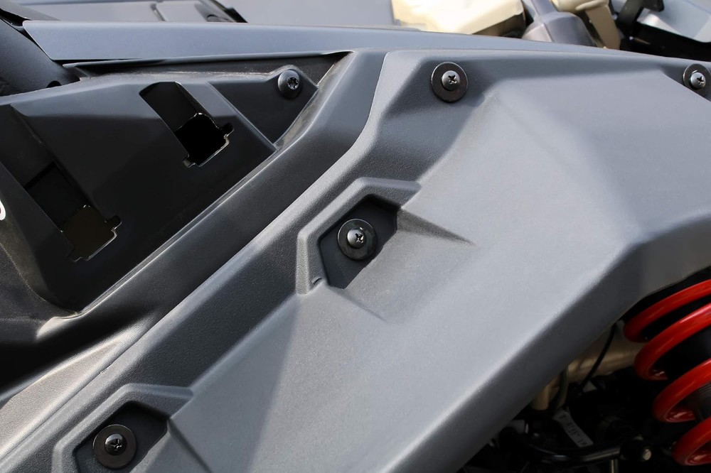 SAUTVS Kit de guardabarros amplios extendidos para Can-Am X3, aletas de barro delanteras XXL, extensión para Can Am Maverick X3 MAX todos los modelos accesorios 2017-2025 (2 unidades) - Imagen 3