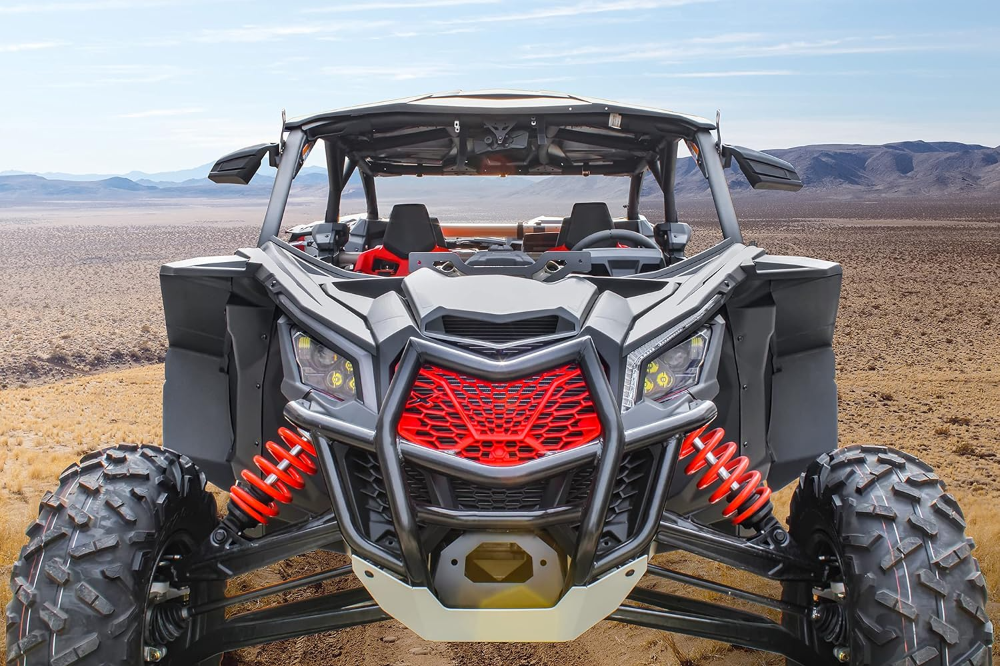SAUTVS Kit de guardabarros amplios extendidos para Can-Am X3, aletas de barro delanteras XXL, extensión para Can Am Maverick X3 MAX todos los modelos accesorios 2017-2025 (2 unidades) - Imagen 5