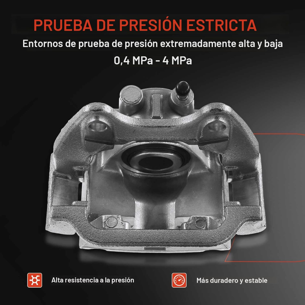A-Premium Conjunto de pinza de freno de disco con soporte compatible con modelos seleccionados Cadillac, Chevy y GMC - Escalade, Avalanche, Silverado 1500, Suburban 1500, Tahoe, Sierra 1500 y más - Imagen 2