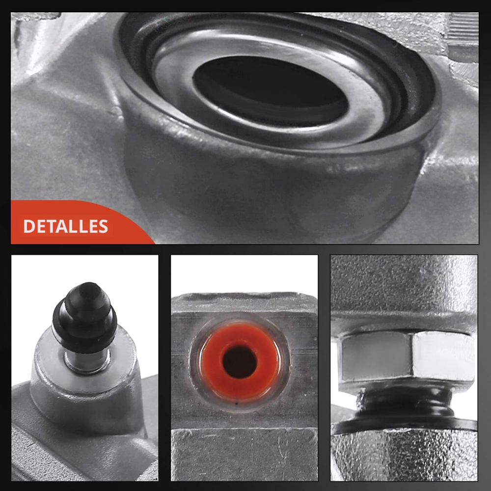 A-Premium Conjunto de pinza de freno de disco con soporte compatible con modelos seleccionados Cadillac, Chevy y GMC - Escalade, Avalanche, Silverado 1500, Suburban 1500, Tahoe, Sierra 1500 y más - Imagen 3