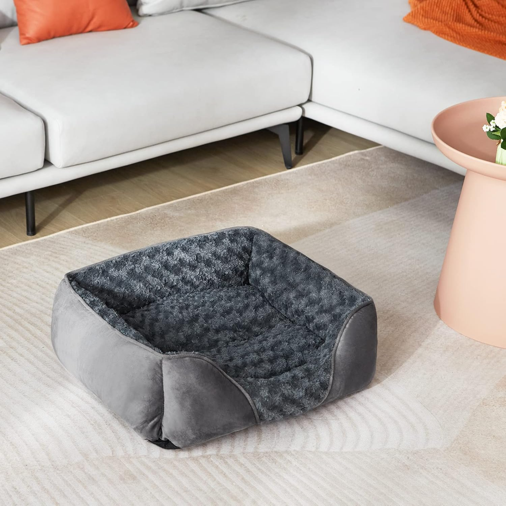 Cama mediana para perros grandes, medianos y pequeños, cama rectangular lavable para perro, cama ortopédica para perros, cama suave y relajante para cachorros - Imagen 3