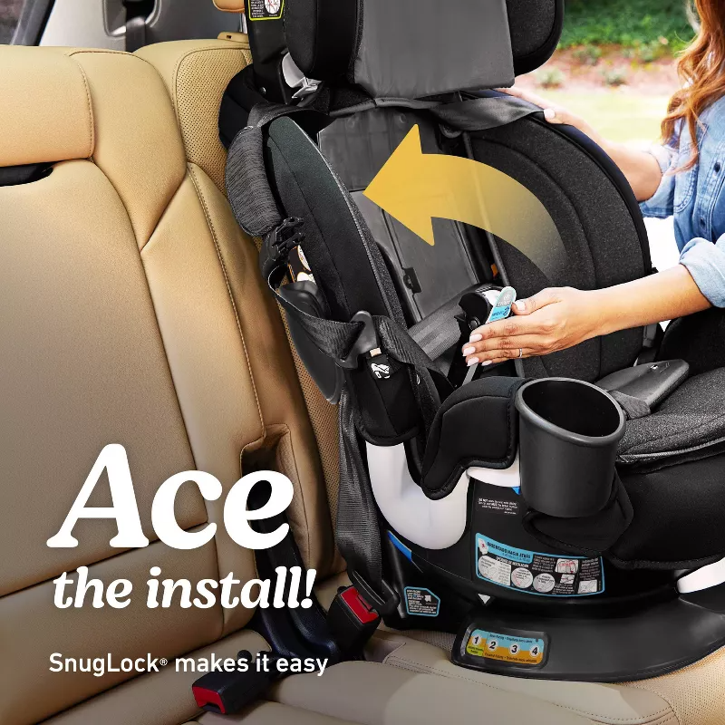 Asiento de coche Graco Turn2Me 3 en 1, giratorio 360°, crece con tu bebé, facilita subir y bajar al niño con máxima seguridad y comodidad. VALORADO - Imagen 3