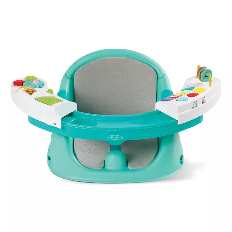 Infantino Asiento infantil Discovery 3 en 1 con música y luces - Verde azulado - Imagen 4
