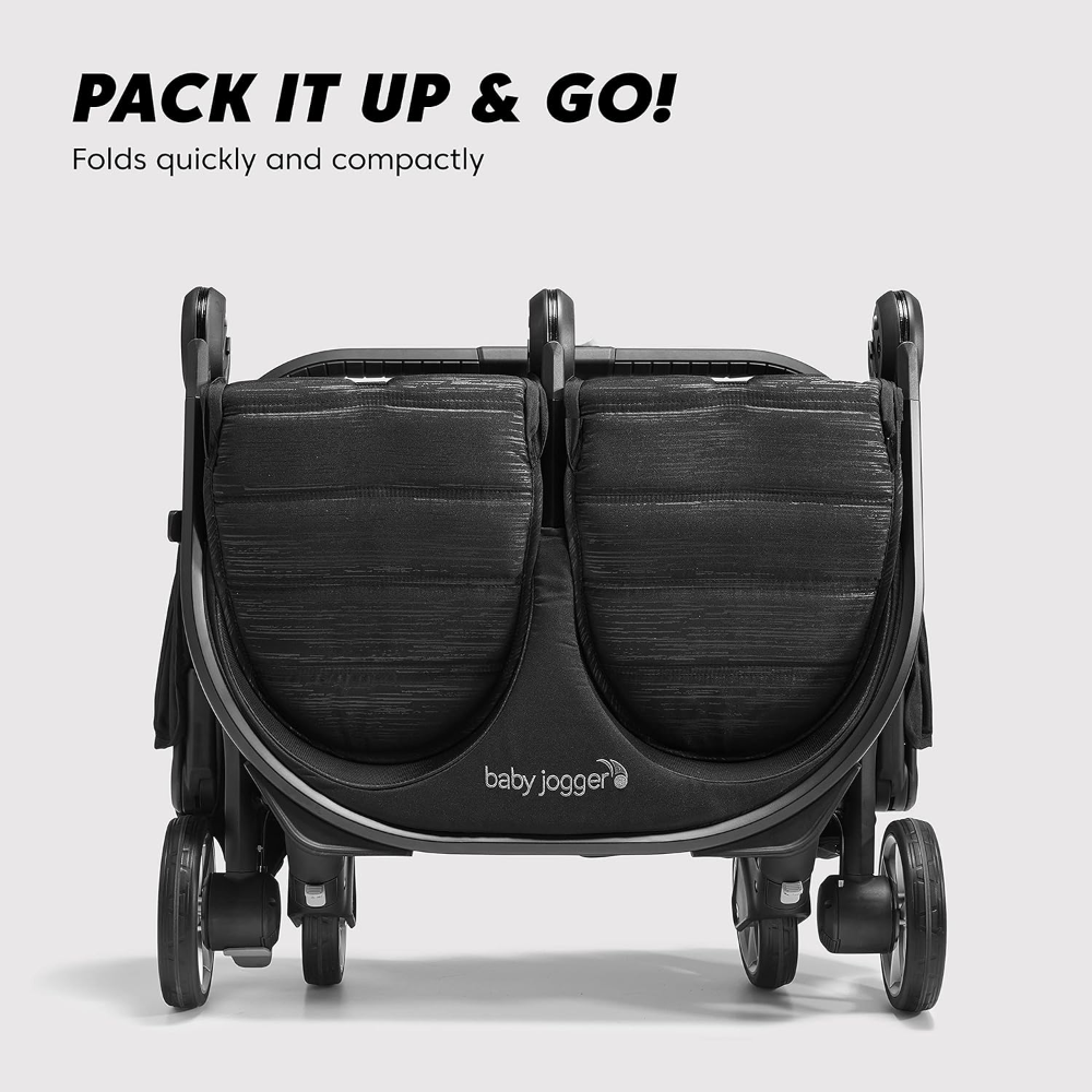 Baby Jogger City Tour 2 Cochecito Doble Compacto y Elegante con Diseño para Gemelos con Características Fáciles de Maniobrar Ideal para Niños en Crecimiento Felpa Importada*VALORADO* - Imagen 5