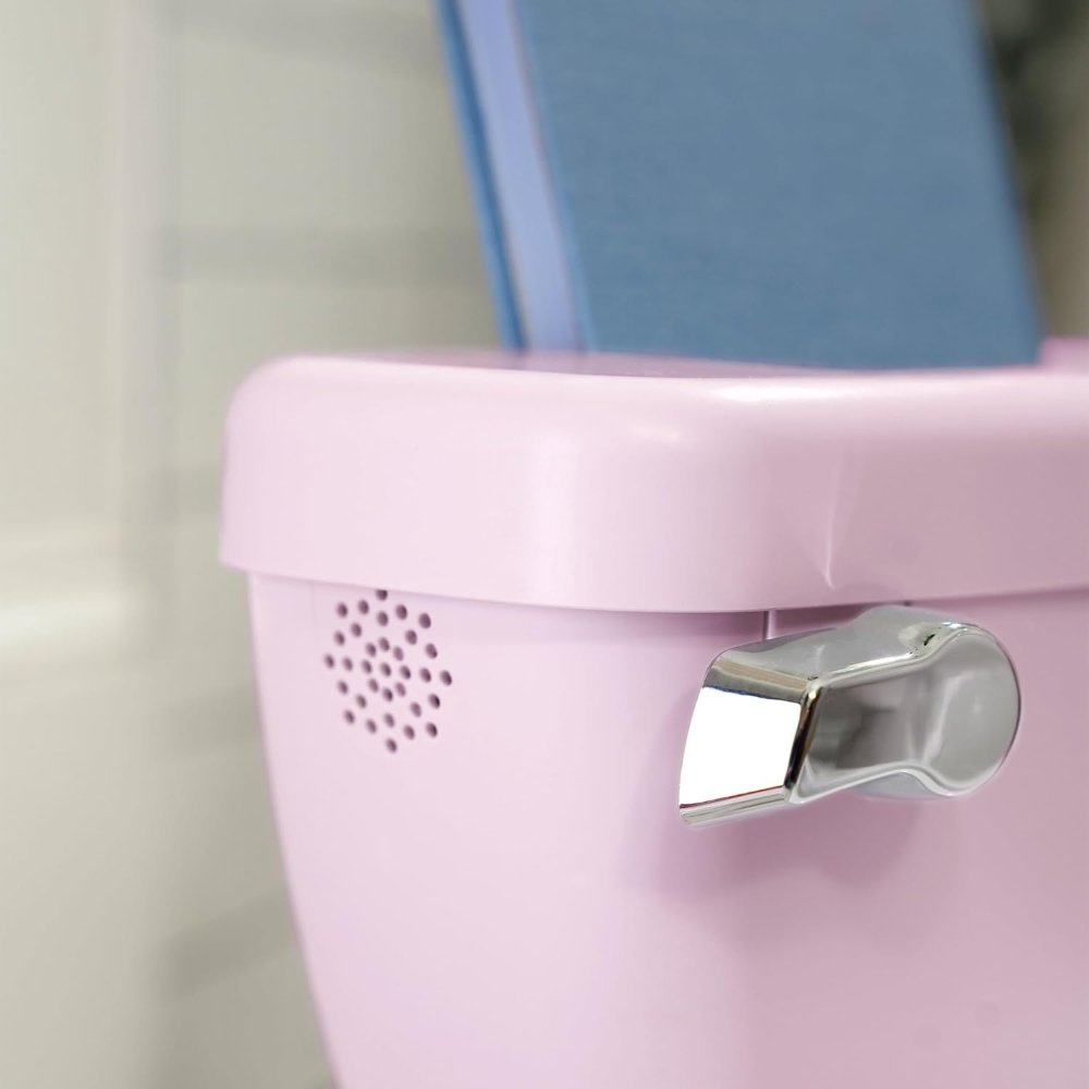 Inodoro Summer, entrenador de baño ideal para bebés a partir de los 18 meses y hasta 23 kg, facilita la transición de los pequeños a un inodoro para adultos, manija de sonido realista - Imagen 2