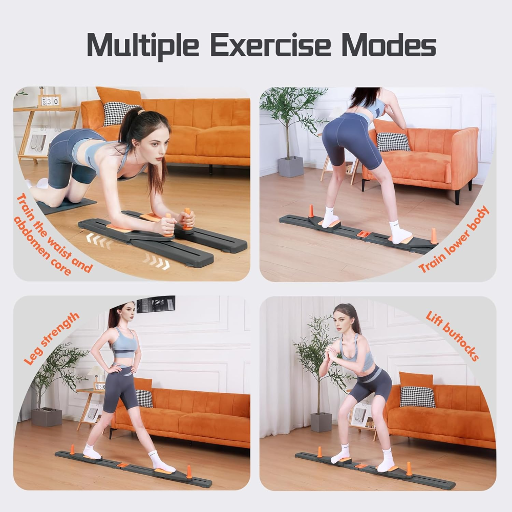 tabla de entrenamiento pull-up dispositivo push up deslizante multifunción multifunción tabla de fitness ligero y desmontable portátil - Imagen 4