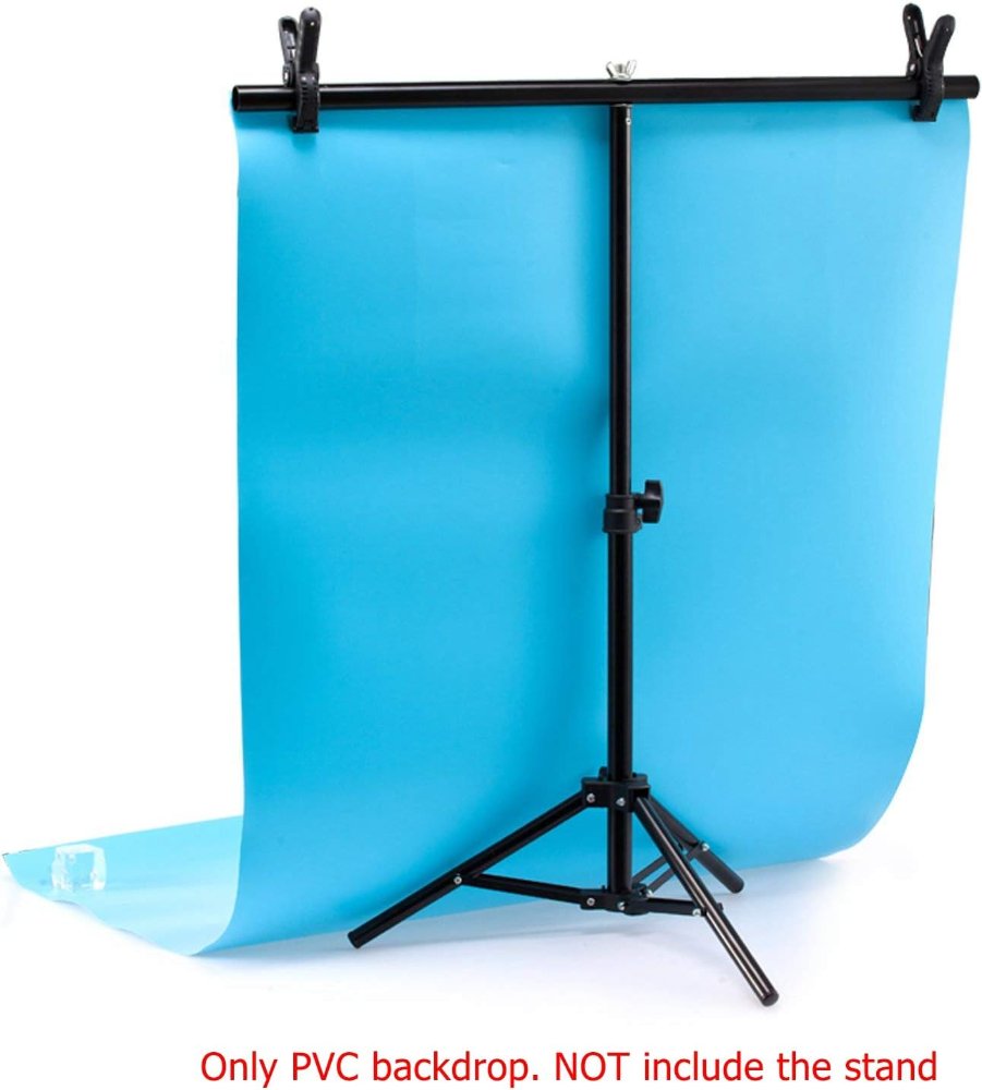 Fondo de PVC Meking de 27 x 51 pulgadas (68 x 130 cm), fondo de PVC mate de color sólido para fotografía, estudio de fotografía y video, kit 9 ??en 1 - Imagen 4