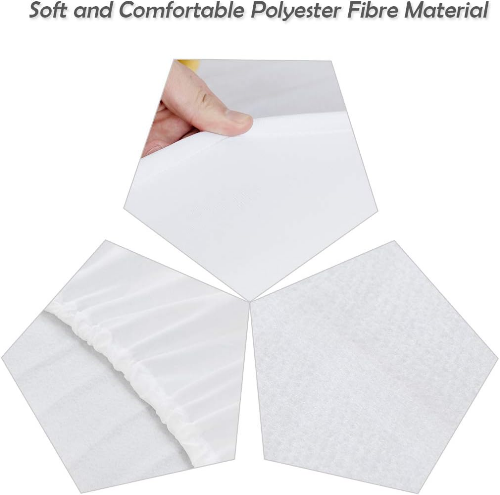 Protector queen de colchón térmico con seguridad con 8 regulaciones de temperatura, función de temporizador de 4 modos, manta eléctrica lavable y desmontable, color blanco - Imagen 5