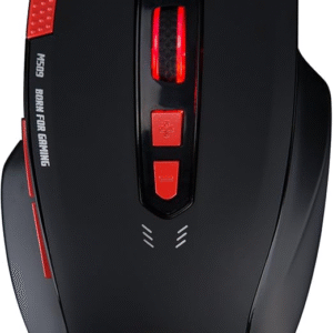 MARVO Ratón Gamer Ergonomico ? Ratón para PC con cable, 3200 DPI, 7 luces LED, 8 botones, diseño ergonómico y DPI ajustable.