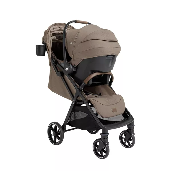 Sistema de viaje Joie Nutmeg con asiento de seguridad infantil, instalación rápida, el portabebés se acopla al cochecito sin molestar al bebé, seguro para desarrollo de la columna vertebral del bebe. - Imagen 4