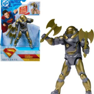 DC Comics, Figura de acción de Golpe Épico del Martillo de Borava, de 6 pul. de altura, estilo auténtico de la película, incluye 2 accesorios, juguetes para niños y niñas de 4 años o más