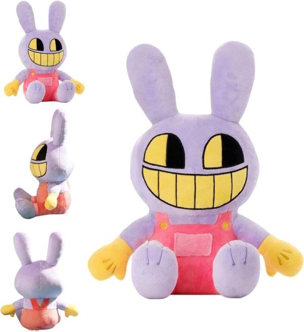 The Amazing Digital Circus Figuras coleccionables variadas de Peluche Deluxe de Pomni, Figura de 20.3 CM Hecha con Materiales Premium, Colecciona, Pomni, Kinger, Jax y Ragatha - Imagen 3