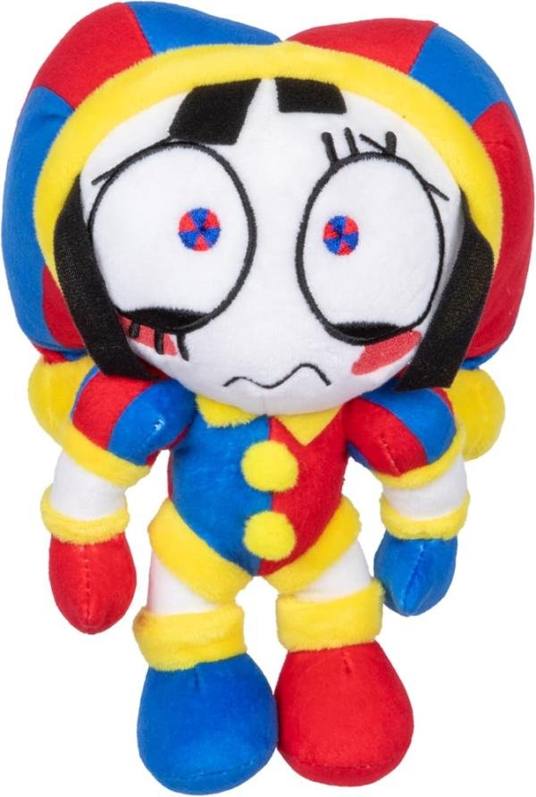 The Amazing Digital Circus Figuras coleccionables variadas de Peluche Deluxe de Pomni, Figura de 20.3 CM Hecha con Materiales Premium, Colecciona, Pomni, Kinger, Jax y Ragatha - Imagen 5