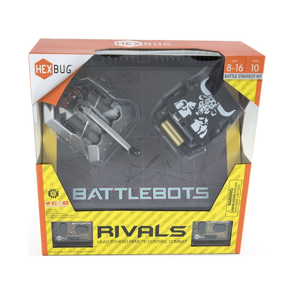 HEXBUG BattleBots Rivals Minotaur-Robots incluidos, Control remoto .Funciones de batalla, los robots se pueden volver a ensamblar fácilmente después de las batallas, 8 años +
