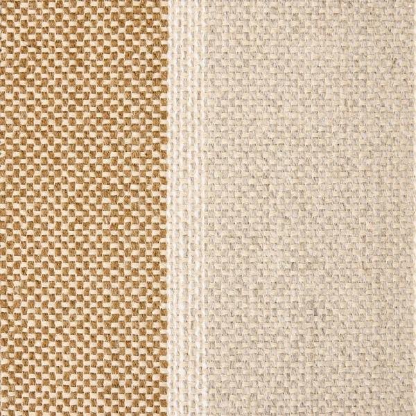 Otomana cúbica tapizada Lynwood Square color beige con diseño a rayas - Threshold? diseñada con Studio McGee - Imagen 3