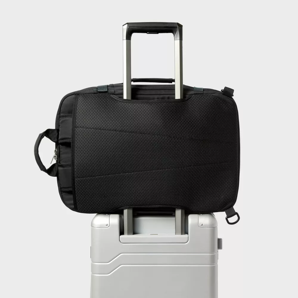 Mochila de viaje 40L con expansión, resistente al agua, para portátil de 15", tejido softside, para hogar y viajes - Imagen 3