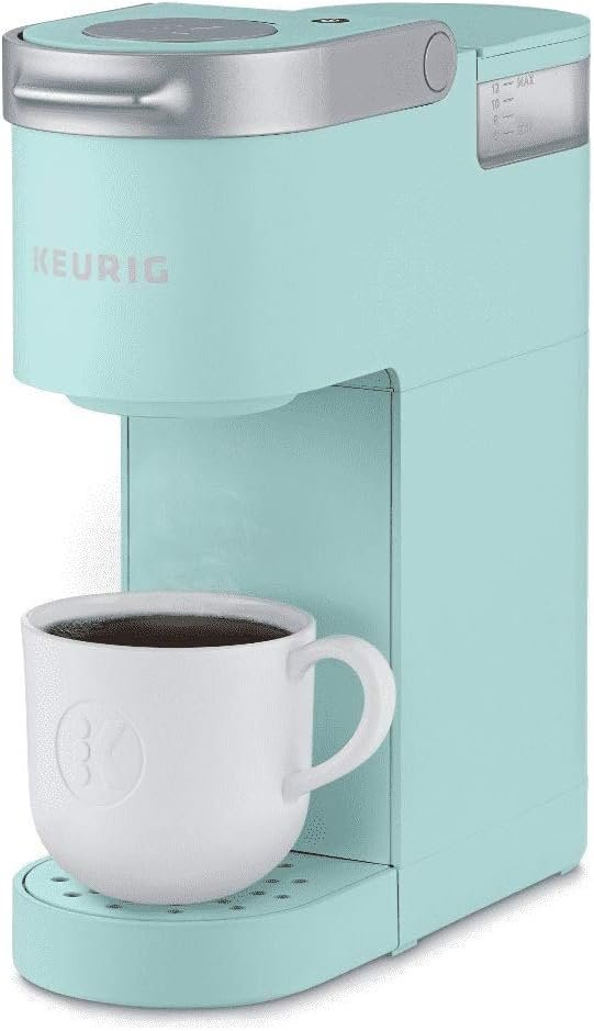 Cafetera Keurig K-Mini de una sola porción, diseño compacto de menos de 5 pulgadas de ancho, prepara 6 a 12 onzas de café, té y más, portátil, ideal para hogar y viajes