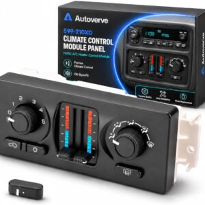 Módulo de control de clima analógico, compatible con Chevrolet Silverado, Avalanche y Trailblazer, plug-and-play, carcasa robusta.