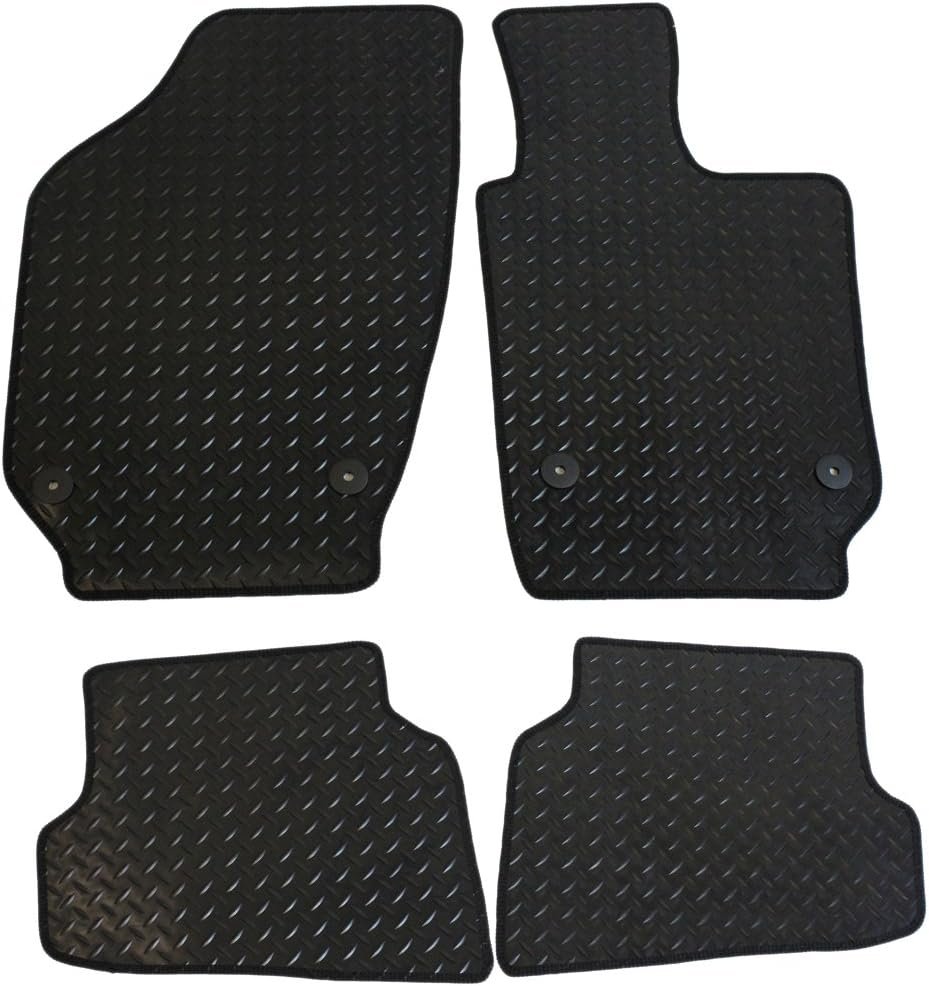 Ltd - Alfombras para coche, goma resistente, antideslizante, protege superficies, fácil de instalar, ideal para interior o maletero.