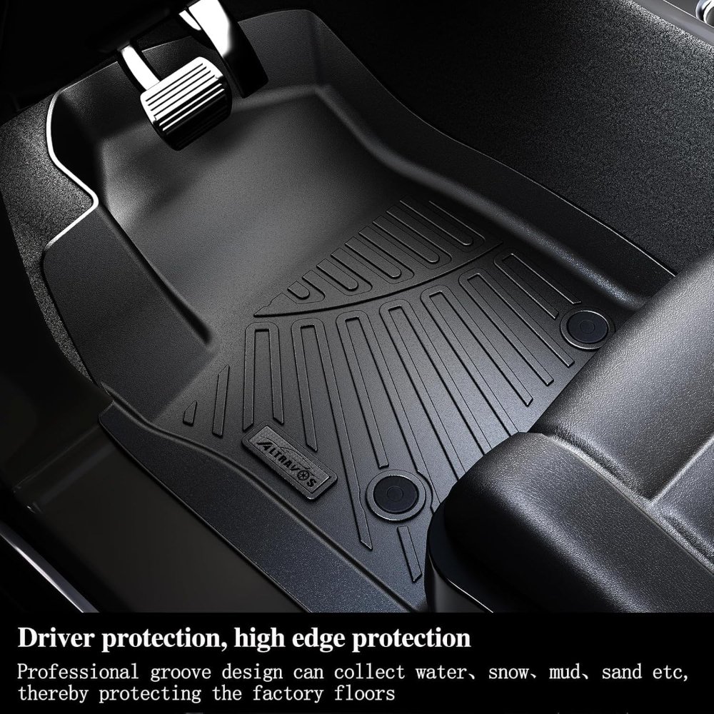 Revestimientos de carga grandes para Mazda CX90 CX-90 2024 2025 (solo aptos para 6 asientos) (no aptos para 7 y 8 asientos), protección para todo tipo de clima de TPE con tapete para el maletero - Imagen 3
