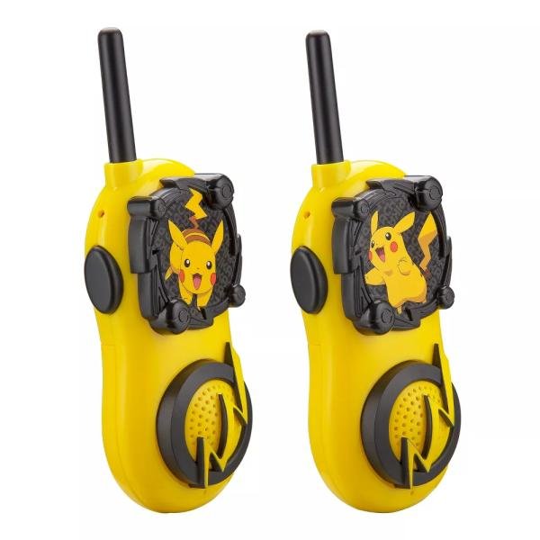 Walkie Talkies Pokemon Pikachu 2-way Radios, largo alcance, para niños, hogar y viajes - Imagen 2